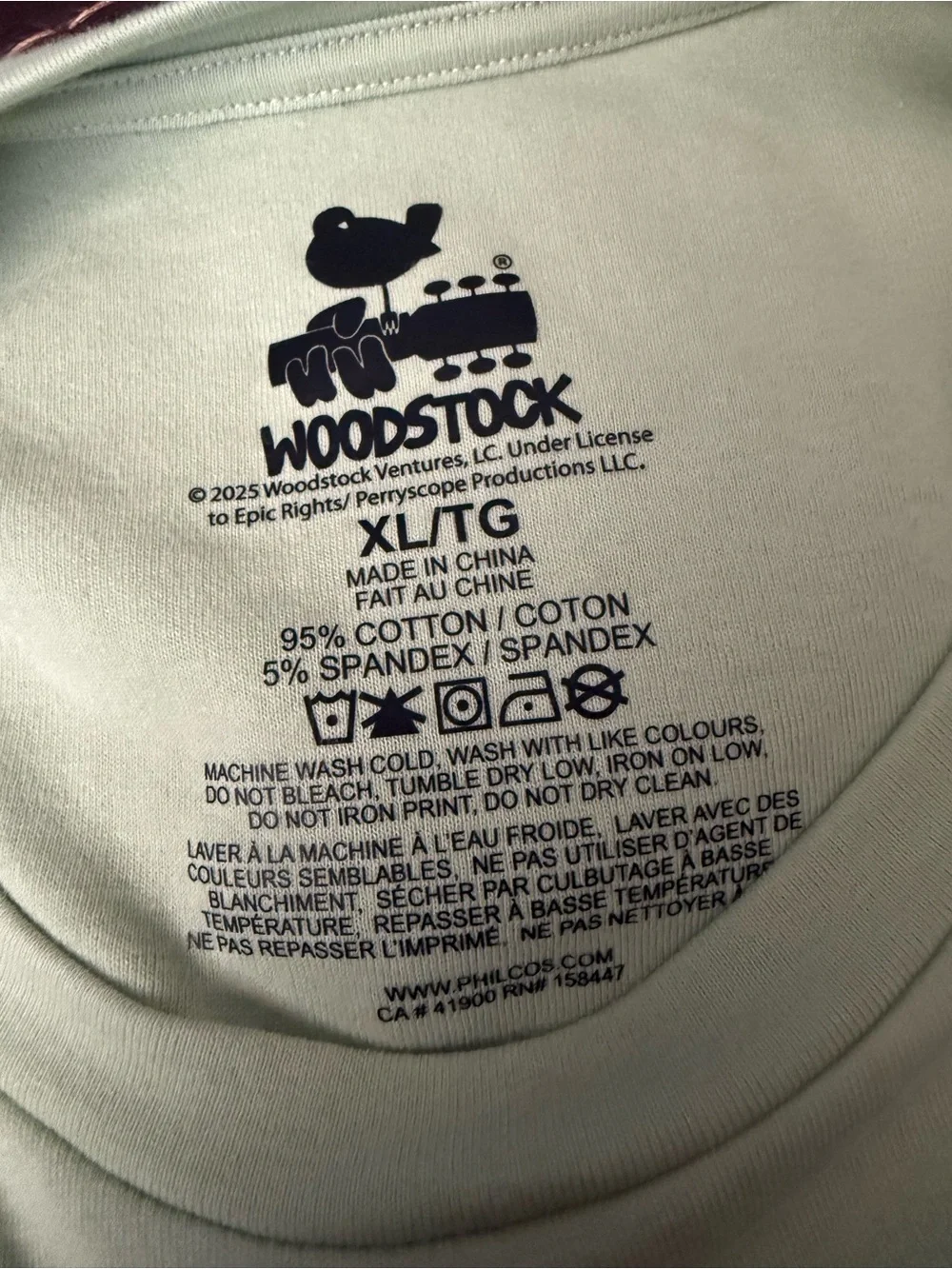Woodstock Kids' Light Green Butterfly Graphic Tee